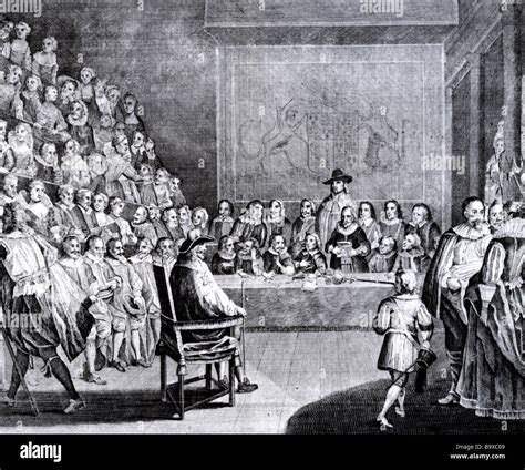 lawyers at trial of king charles 1