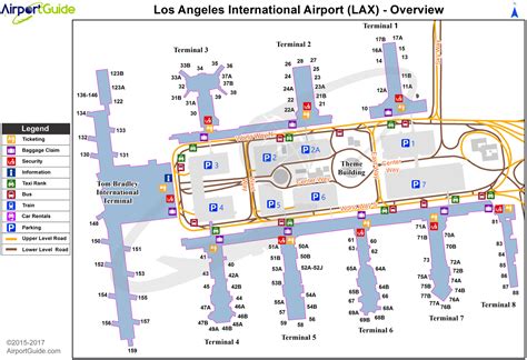 Lax Airport Map Printable