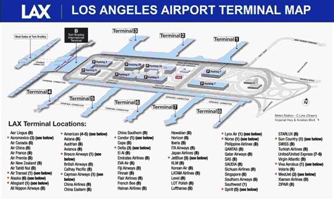 Lax Terminals Layout