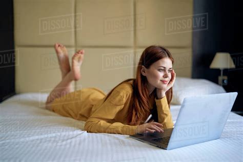 Lay On Bed Laptop