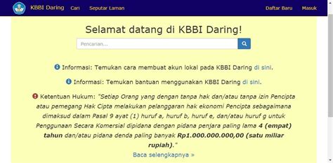 Layanan KBBI Daring