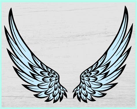 Create Stunning Designs with Layered Angel Wings SVG: Elevate Your Design Projects Now!