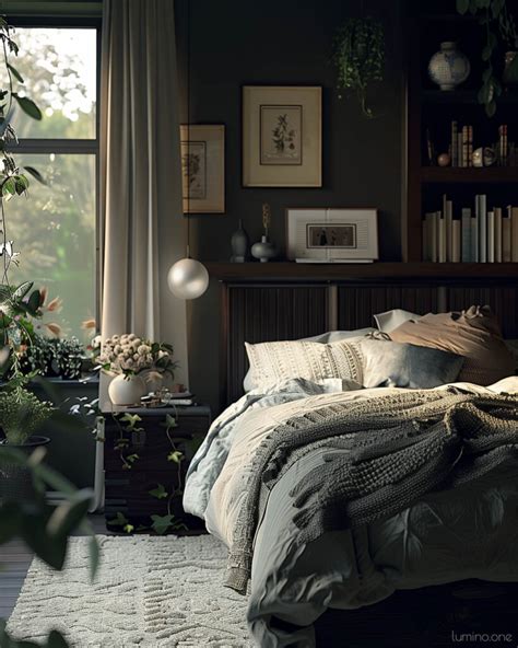 Layered Textures Bedroom