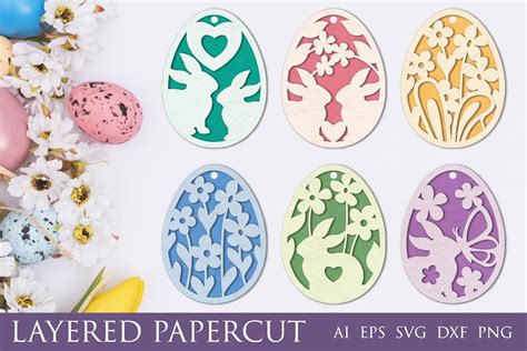 Download layered-easter-egg-svg-bundle-easter-3d SVG