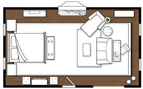 Layout For Long Bedroom