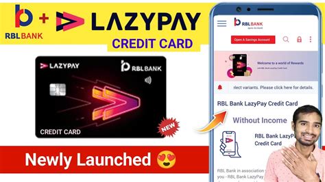 lazypay rbl credit card