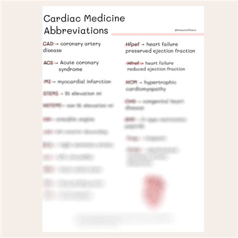 lc medical abbreviation cardiology