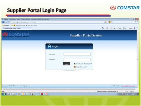 lcc supplier portal log in