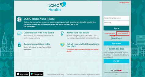 lcmc portal log in