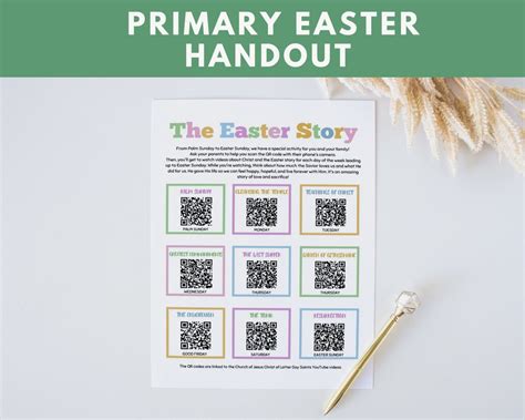 Lds Printable Easter Primary Bookmark Handouts