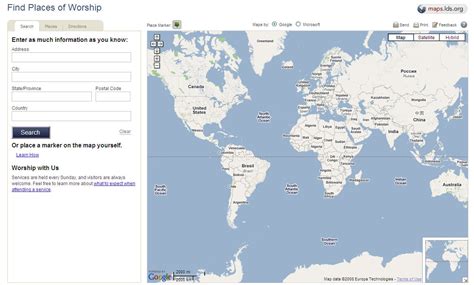 lds.org church locator