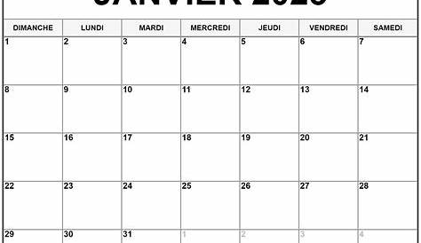 Calendrier janvier 2024 – calendrier.su