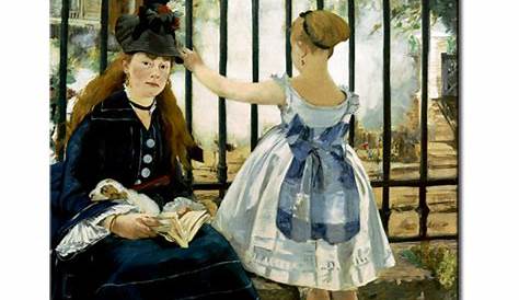 Le Chemin De Fer Manet Analyse 1873 By Canvas Print Or Poster Canvas Art Rocks