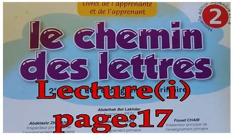 Le Chemin Des Lettres 2aep 2018 جميع جذاذات الفرنسية ttres الثاني