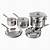 le creuset 10 piece stainless steel cookware set