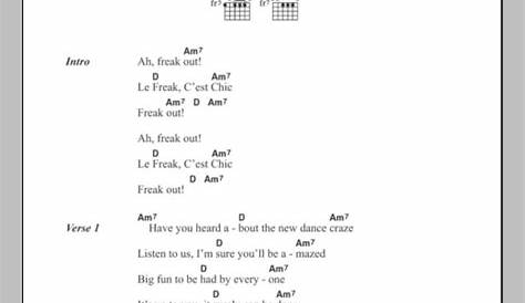 Le Freak By Chic - Digital Sheet Music For Real Book - Melody/Chords