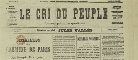 le cri du peuple journal