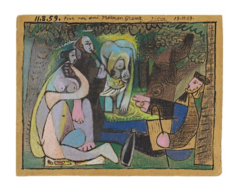 le dejeuner sur l'herbe picasso