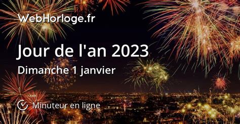 le jour de l'an 2023