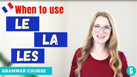 le la les examples sentences