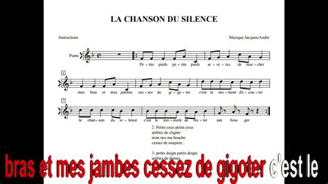 le silence en chanson