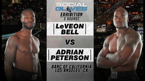 le veon bell adrian peterson boxing