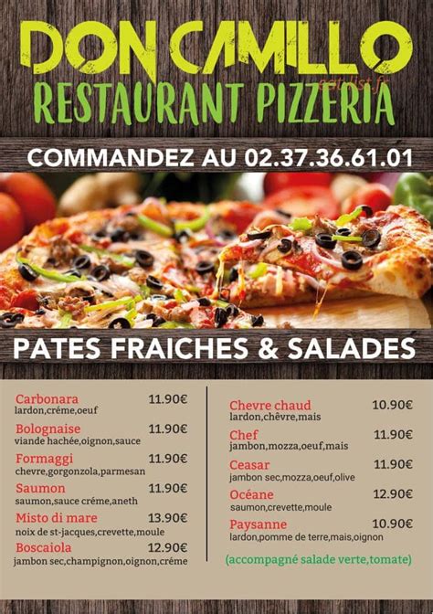 Le Don Camillo à Poitiers menu et photos