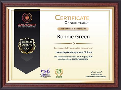 Lead Academy Accreditation