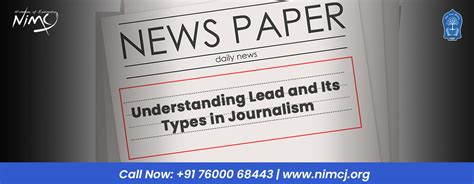 Lead And Journalism