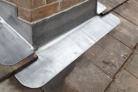 Lead Apron Around Chimney