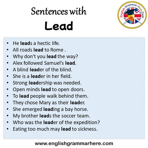 Lead By Example In A Sentence