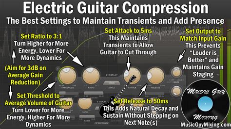 Lead Guitar Compression Settings