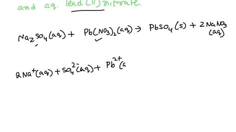 Lead Ii Nitrate Equation