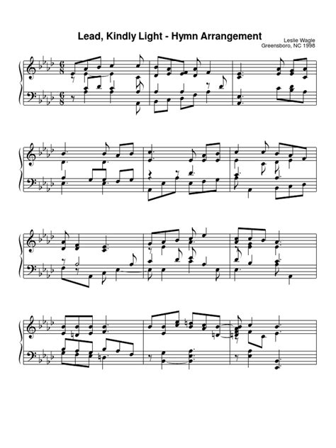 Lead Kindly Light Warner Pdf