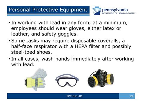 Lead Ppe Requirements