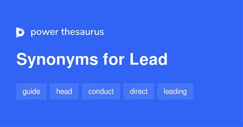 Lead Synonym Element