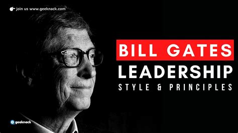leadership of bill gates