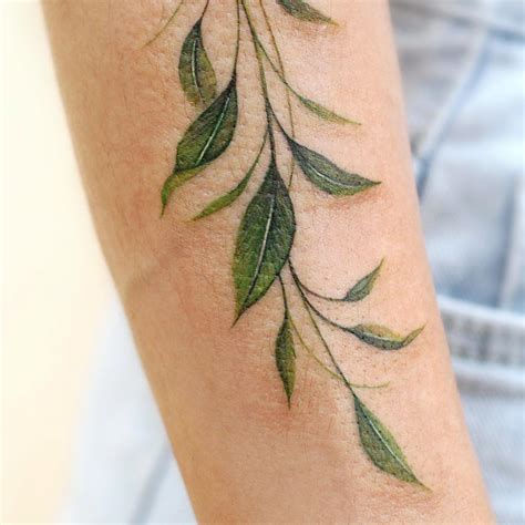 Incredible Leaf Flower Tattoo Designs 2023