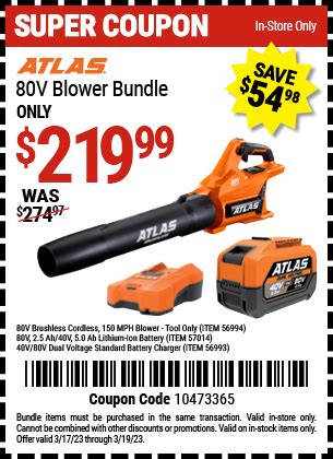 Leaf Blower Harbor Freight Coupon