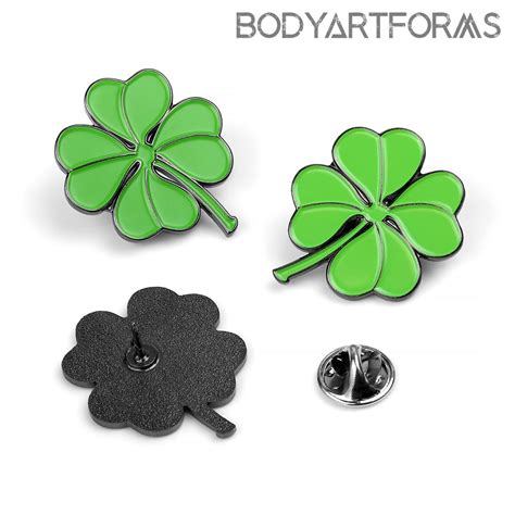 leaf clover pin
