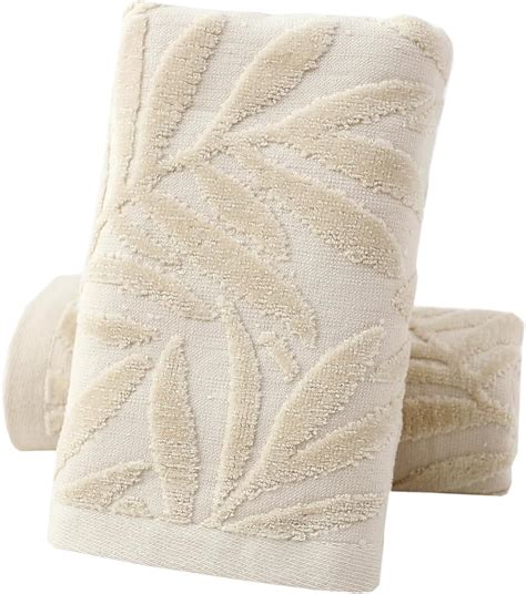 Leaf Pattern Hand Towels