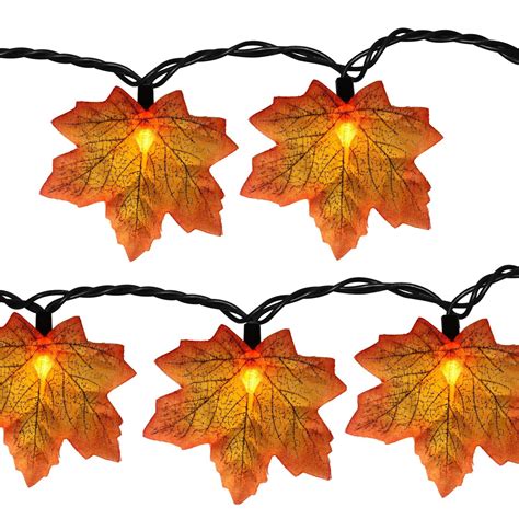 Leaf String Lights Plug In