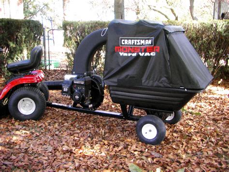 Leaf Vacuum Tractor Attachment