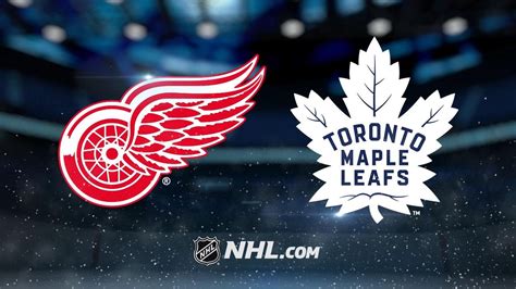 leafs vs red wings tonight