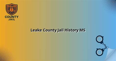 leake jail county ms
