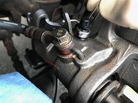 Brake fluid leaking at caliper Subaru Outback Forums