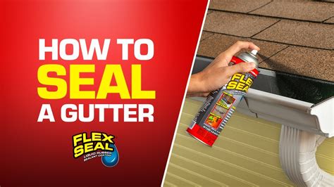 Leaking Gutter Flex Seal