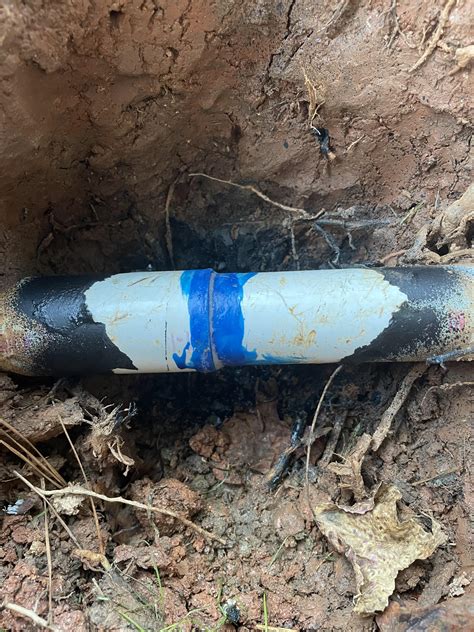 Leaking Plastic Soil Pipe Joint