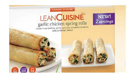 Lean Cuisine Comfort Garlic Chicken Spring Rolls 8 Oz Box Walmart Com
