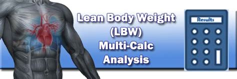 lean body weight calculator globalrph